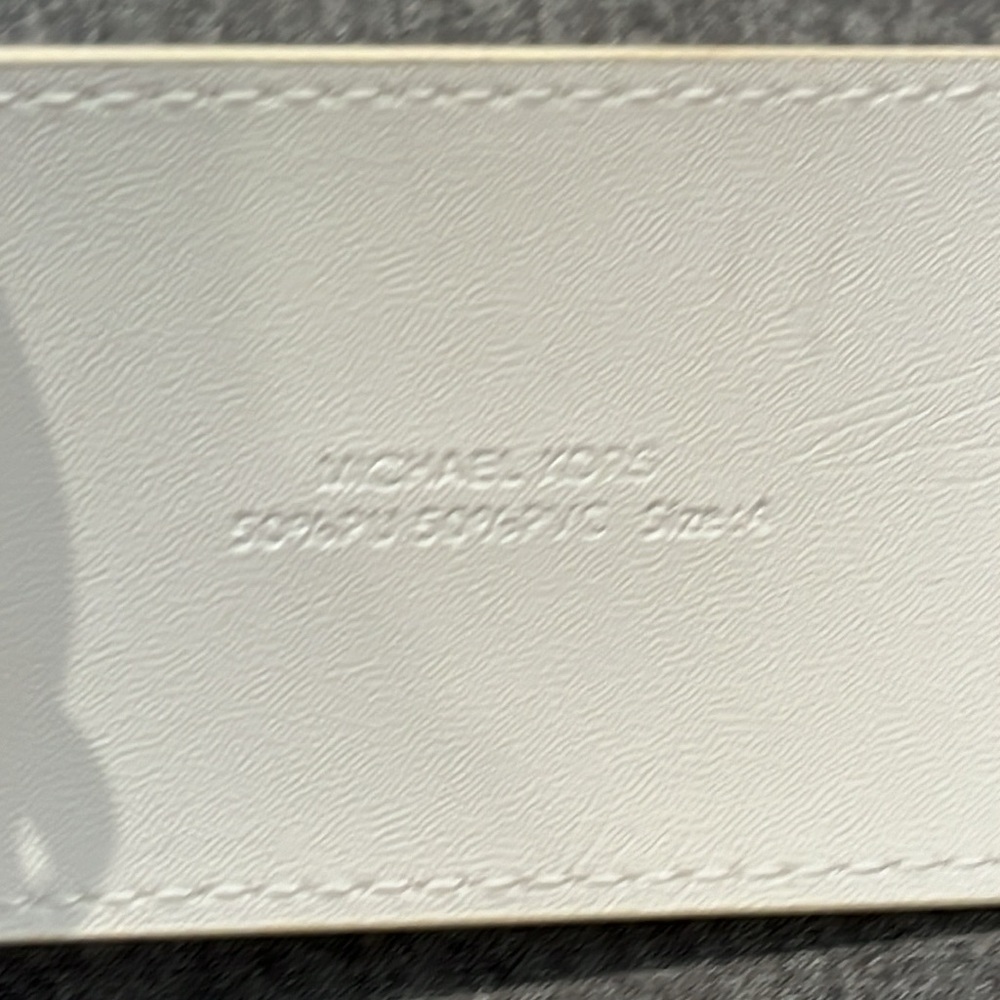 Michael Kors white wide belt. - Picture 3 of 5